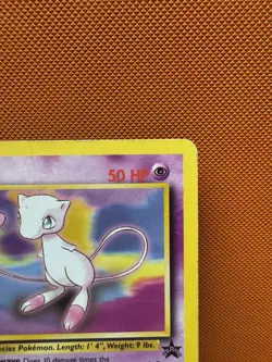 1999 Pokemon TCG Black Star Promos Mew #8 HP - Image 3