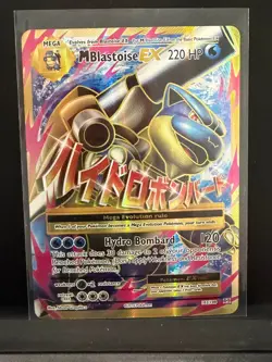 M Blastoise EX Full Art Ultra Rare XY Evolutions 102/108 Water Holofoil Pokemon - Image 1
