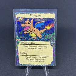 Flapazard (Charizard) - Pack Hit Holo - First Print PokeDoodly Fan Art - Pokemon - Image 1