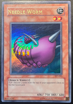 Yu-Gi-Oh! TP3-001 Needle Worm ULTRA RARE - Image 1