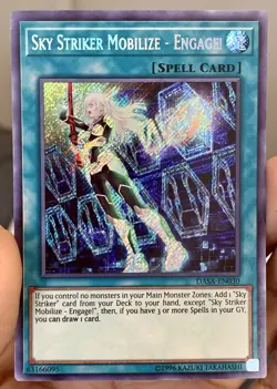 Yugioh Sky Striker Mobilize Engage DASA-EN030 Secret Rare NM w/Tracking - Image 1