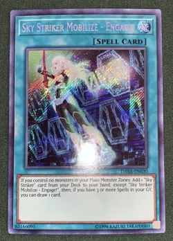 Yugioh Sky Striker Mobilize Engage DASA-EN030 Secret Rare NM w/Tracking - Image 2