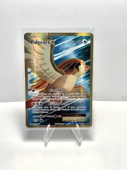 2016 Pokemon XY Evolutions Pidgeot EX 104/108 Full Art Holo NM - Image 1