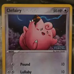 Pokemon Clefairy 53/115 Unseen Forces Reverse Holo Common Basic 50HP - Image 1