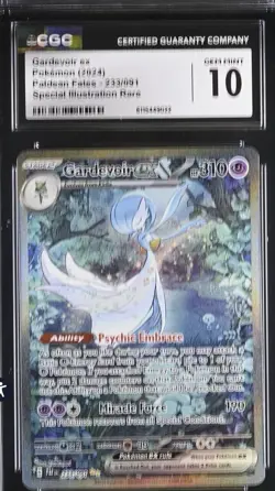 2024 Pokemon Paldean Fates Gardevoir ex 233/091 SIR CGC 10 Gem Mint - Image 1
