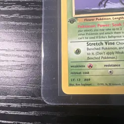 Erika’s Bellsprout 38/132 1st Edition Gym Challenge WOTC Vintage Pokemon - Image 2
