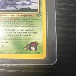 Erika’s Bellsprout 38/132 1st Edition Gym Challenge WOTC Vintage Pokemon - Image 5