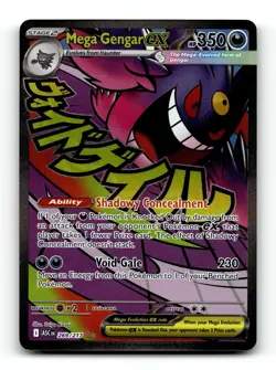 Pokemon Ascended Heroes Mega Gengar ex Holofoil Mega Attack Rare 269/217 NM A - Image 1