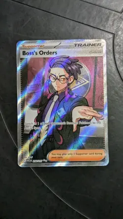 Boss’s Orders 256/217 Ultra Rare Full Art Pokemon TCG Ascended Heroes NM - Image 1