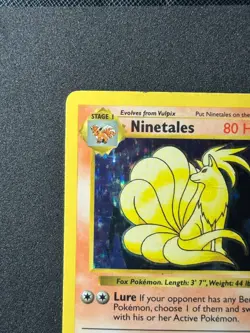 Base Set Pokemon TCG Ninetales Shadowless - Image 2