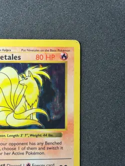 Base Set Pokemon TCG Ninetales Shadowless - Image 3