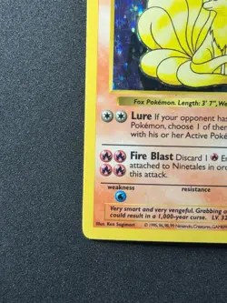 Base Set Pokemon TCG Ninetales Shadowless - Image 5