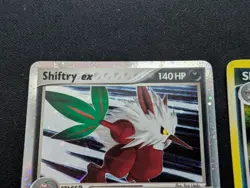 NM Pokemon Holo Shiftry EX 97/100 + Shiftry 13/111 Crystal Guardians - Image 2
