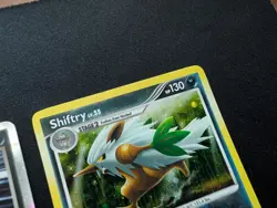 NM Pokemon Holo Shiftry EX 97/100 + Shiftry 13/111 Crystal Guardians - Image 3