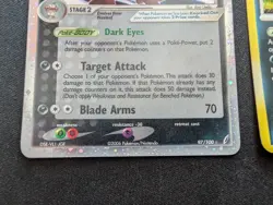 NM Pokemon Holo Shiftry EX 97/100 + Shiftry 13/111 Crystal Guardians - Image 4