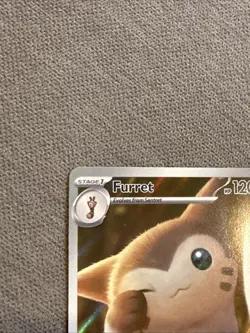 Pokemon Furret 168/159 Sv09: Journey Together Holo Illustration Rare MINT - Image 2