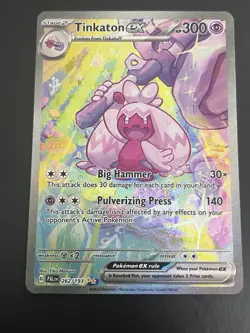 Pokemon Tinkaton ex 262/193 SIR Paldea Evolved Full Art Secret Rare NM - Image 4