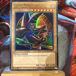 🔥 Yugioh Arcana Red Dark Magician YGLD-ENB02 ULTRA RARE HOLOFOIL NM +BONUS HOLO - Image 1