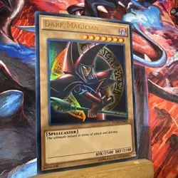 🔥 Yugioh Arcana Red Dark Magician YGLD-ENB02 ULTRA RARE HOLOFOIL NM +BONUS HOLO - Image 2