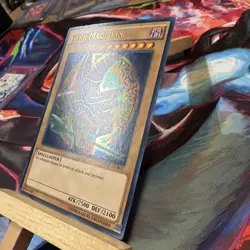 🔥 Yugioh Arcana Red Dark Magician YGLD-ENB02 ULTRA RARE HOLOFOIL NM +BONUS HOLO - Image 3