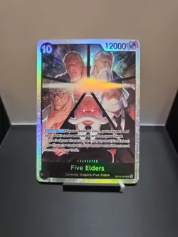 One Piece TCG English OP13-082 Five Elders SR Foil - Image 1