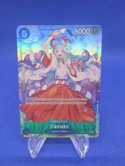 One Piece Carrying On His Will Yamato OP13-054 Alternate Alt Art Super Rare NM - Image 1