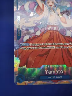 One Piece Carrying On His Will Yamato OP13-054 Alternate Alt Art Super Rare NM - Image 5