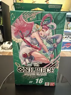 Brand New Factory Sealed One Piece Starter Deck 16 Uta With PBR-01 Pack ENGLISH - Image 1