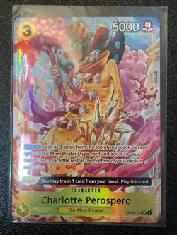 Charlotte Perospero OP03-113 Alt Art One Piece TCG PRB-01 The Best English - Image 1