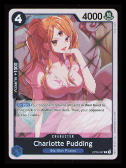 Charlotte Pudding Foil R Wings of the Captain OP06-047 R One Piece Card English - Image 1