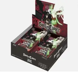 New & Sealed! Union Arena UE08BT Black Clover Booster Box - Image 1