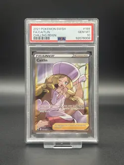Caitlin 189/198 PSA 10 Chilling Reign Pokemon Card - Image 1