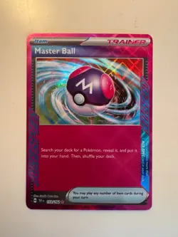 Pokemon Card • Master Ball • Temporal Forces 153/162 • ACE SPEC • ENG • MINT - Image 1