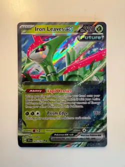 Pokemon Card • Iron Leaves ex • Temporal Forces 025/162 • RR • ENG • MINT - Image 1