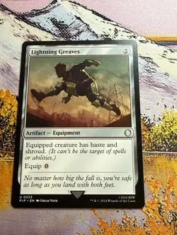 Lightning Greaves - Universes Beyond: Fallout (PIP) - Image 3