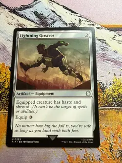 Lightning Greaves - Universes Beyond: Fallout (PIP) - Image 4