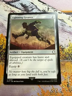 Lightning Greaves - Universes Beyond: Fallout (PIP) - Image 5