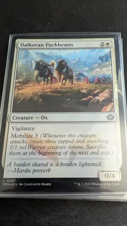 Dalkovan Packbeasts FOIL, Tarkir: Dragonstorm, Pack Fresh - Image 1