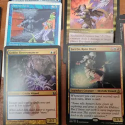 Whole COMMANDER Magic Deck - Heaven to Earth Games =BLUE RED Tribal GOBLINS' Fun - Image 1