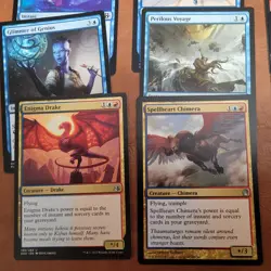Whole COMMANDER Magic Deck - Heaven to Earth Games =BLUE RED Tribal GOBLINS' Fun - Image 4