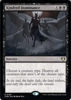 MTG Kindred Dominance (169) | NM | Commander Masters (CMM) pack fresh - Image 1
