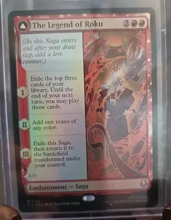 The Legend of Roku Avatar: The Last Airbender MTG Foil Near Mint - Image 1