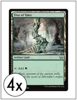 4x Tree of Tales, Magic the Gathering, MTG NM - Image 1