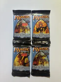 MTG Magic The Gathering Dissension English Sealed Booster Pack Lot Of 4 - Image 1