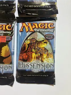 MTG Magic The Gathering Dissension English Sealed Booster Pack Lot Of 4 - Image 2