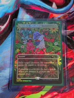 Swords to Plowshares NM Rainbow Foil 1627 MTG Secret Lair Drop Unplayed Magic - Image 1