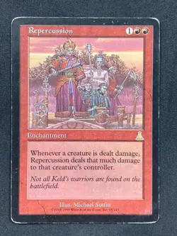 Repercussion Urza's Destiny MTG Regular Heavy Play - Image 1