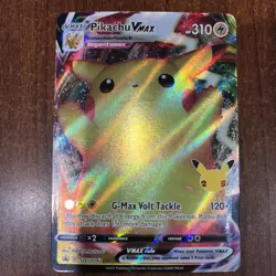 Pokemon Pikachu VMAX SWSH062 Celebrations Black Star Promo Card - Image 2