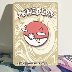 Pokederp Holo Blobbo Big Boy Ditto Gengar NEW Fan Art -JWillyguy Pokemon Rare - Image 4