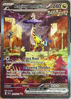 Raging Bolt ex Special Illustration Rare - 208/162 - Temporal Forces Pokemon - Image 1